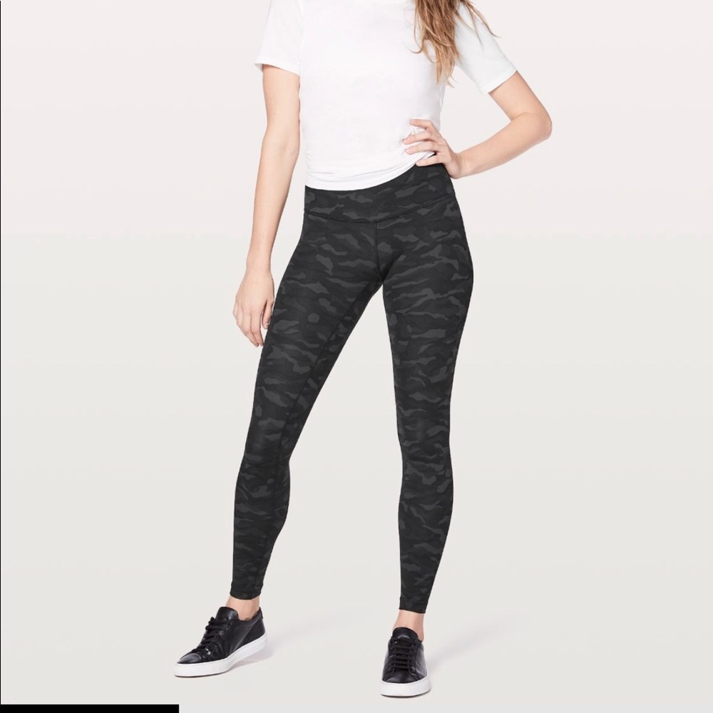 Lululemon Align 28” Sequoia Print Deep Coal